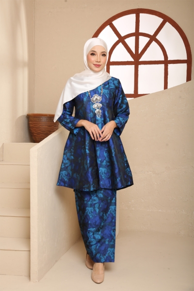 Kebaya Seroja Blue